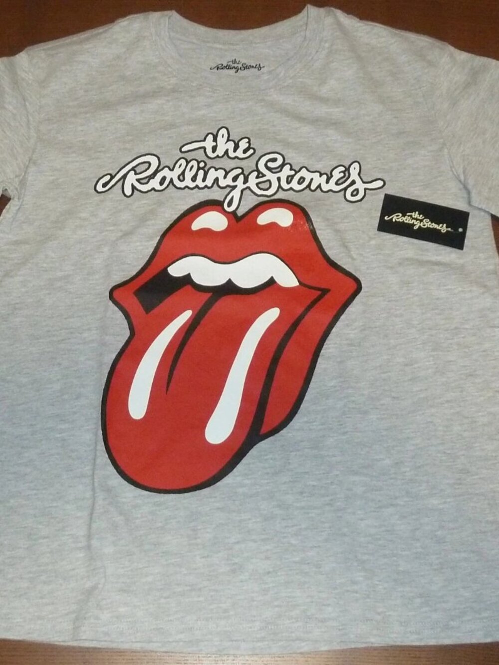 The Rolling Stones Grey Rock Band T Shirt New Licensed